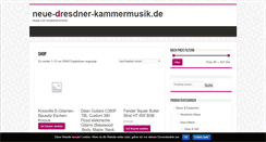 Desktop Screenshot of neue-dresdner-kammermusik.de